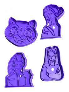 TendenciaCortadores De Galletas Guerreras K Pop  MoradoCalidad premium - Morado - Ver 2