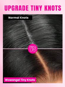 WOWANGEL 13x6 Full Lace Frontal Wig 250% Density Straight Lace Front Wigs Human Hair HD Transparent Lace Glueless Wig Pre Plucked Brazilian Virgin Human Hair Wigs For Women 16-28 Inch 3x6 Frontal Wigs Human Hair Suit For Your Birthday Party, Graduation Ceremony, Wedding, Vacation, Make You The Most Charming; Can Also Be Used As Gifts For Family And Friends Report An Issue With This Product Or Seller - Natural Black - View 8