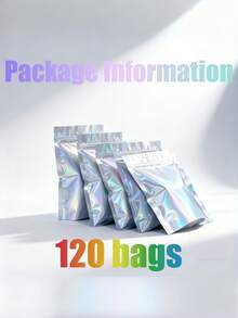 Customized Personalized Upright Resealable Laser Sealed Bags | U-Shaped Seal, Thick & Durable, Premium Party Favors And Gift Packaging, Suitable For Wedding, Birthday, Christmas Gift Fillers - Multicolor B - View 8