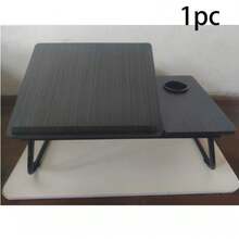 Adjustable Portable Laptop Desk, Foldable Laptop Table, With Cup Holder And Anti-Slip Strips, Suitable For Dining, Writing, Sofa, Bed, Outdoor Picnic, Space-Saving Tray Table For Home, Office, Travel, Outdoor, Bedside Work - Fits Laptops And Tablets - Multicolor - View 12
