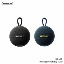 REMAX RB-M69 Outdoor Bluetooth Speaker, RGB Lighting, Bluetooth Speaker With Hands-Free Calling, Lanyard - Black - View 3