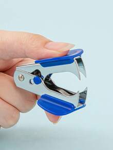 1个迷你金属订书钉起钉器，便携式钉子拔取器，订书钉取出器，订书钉拔取器，办公及学生文具用品