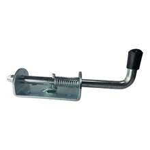 TendenciaCerradura De Metal Cerrojo De Resorte Con Empuñadura 3 PlateadoCalidad premium - Plateado - Ver 5