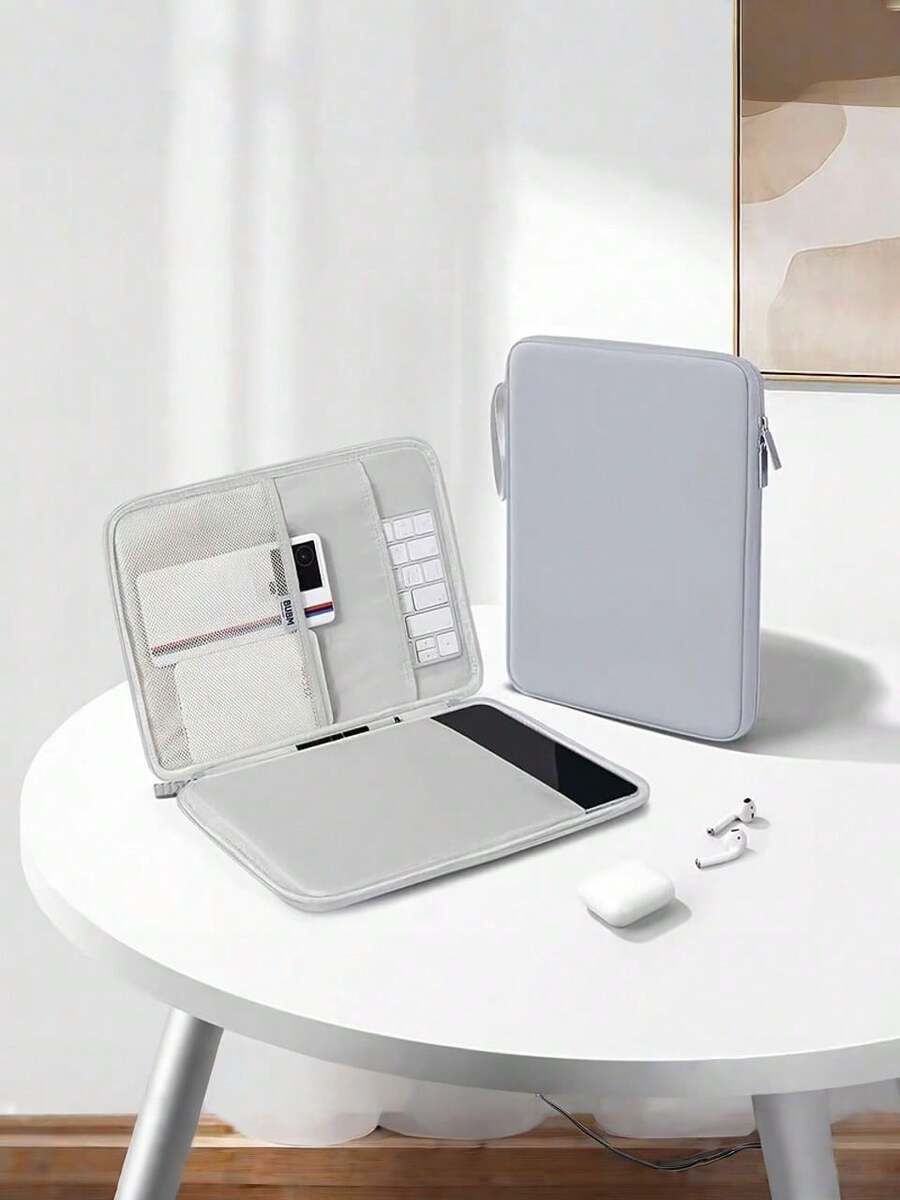 10.9/12.9 Inch Tablet Protective Case & Storage Bag, Fits Multiple Sizes, Large Capacity, Built-In Pockets For Organizing, Suitable For 10.9 To 12.9 Inch Ultra-Thin Tablets - Multicolor - View 1