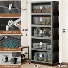 5layer Plastic Storage Bins, Foldable Storage Bins With LIDS And Wheels, Foldable Storage Boxes With Doors, Closet Storage And Storage Drawerscloset Organization And Storage,Dresser Organizer,Organizadores Para Habitación,Toy Storage Organizer,Closet Organizer,Clothes Organizer,Storage Organizer,Storage Cabinet,Organizadores Para Habitación,Clothes Storage,Kitchen Storage,Kitchen Organization And Storage,Storage Organizer For Bedroom,Cabinet Organizer,Room Organization,Under Bed Storage,Room Decor,Home Decor,Organization And Storage,Storage Organizer,Bathroom Storage,Home Organization And Storage,Home Organization And Storage,Pantry Organization And Storage, Foldable Stackable Lockers Outdoor Decor, - 5層 - 查看 10