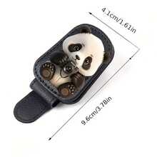 Panda Style Eyeglasses Clip, Lightweight And Portable Car Eyeglasses Holder, Aesthetically Car Accessories