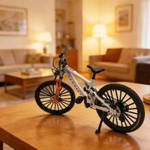 1:10 Scale Alloy Mini Mountain Bike Model Decoration, Finger Bike Model, Finger Mountain Bike Model Decoration, Mini Bent Bike Model - Multicolor - View 4