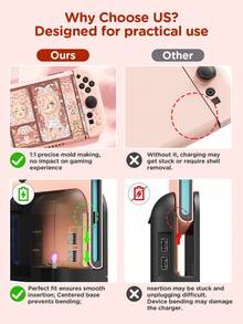Ayotu 1pc Tarot Theme Compatible With Switch2/Switch NS/Switch OLED/Switch LITE Gaming Console Protective Case, New Generation, Stars & Sun & Moon Pattern, TPU Soft Shell, Universal Gamepad Protective Cover, Switch Controller Protective Case, Switch Gaming Accessories, Anti-Drop, Anti-Slip, Scratch-Resistant, Stylish