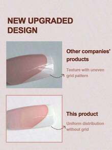 Enhance Your Appearance With 30PCS Short Nail Square White French Covered Full Nails Suitable For Women And Girls,Press On Nails,Medium Length Square Fake Nails(Random Delivery) - 隨機的 - 查看 5