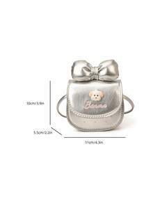 New Bowknot Mini Saddle Bag, Niche Minimalist Fashion Crossbody Bag For Women, Mini Coin Purse & Lipstick Holder, Suitable For Shopping, Wallet, Young Women, College Students, Beginners, White-Collar. Ideal For Office, University, Work, Business, Commuting, Outdoor Activities, Travel And Picnics - Multicolor - View 8