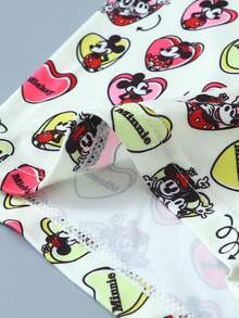 Disney 1件装迪士尼卡通印花男士内裤 - 柔软舒适，字母弹力腰带，休闲男士内裤 - 彩色 - 查看 2