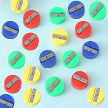 100/200/300/400/500pcs New Upgraded Single Hole Small Cube Pencil Sharpener, Primary School Student Manual Plastic Rotary Pencil Sharpener, Stationery Gift [Colors Randomly Sent],Back To School - Multicolor - View 20