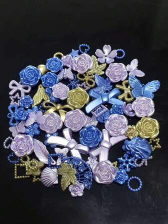 亚克力DIY配件、乳胶手机壳、发夹、装饰配件、巴洛克风格配件、DIY手工耳环、头饰、鞋子、服装配饰。本产品广泛应用于装饰、吊坠、配件和服装配饰领域。