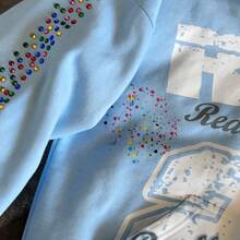 2026 Y2K High Street Unisex Hooded Cardigan American Retro Sweatshirt Jacket Personalized Loose Streetwear For Street Shooting - 藍色 - 查看 6