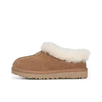  UGG Women's Casual Comfortable 2-Inch Thick Sole Thermal Lined Short Snow Boots, Chestnut