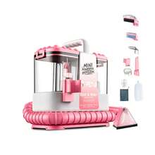 13 Kpa Strong Suction Portable Carpe  With Cleaning Fluid And Extra-Long Hose, Dual Water Tank Design Deep Cleaning For Rugs, Couch, Curtain, Car Interiors Stains, Pet & Family Friendly - US A Type Plug(110-127V) - View 9