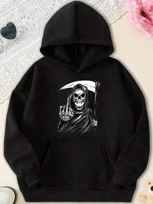 Men Outdoor Hoodies & Sweatshirts - Black - View 1