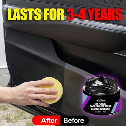 Kit de limpieza y mantenimiento todo en uno para automóviles - Removedor de arañazos, pulidor de plástico y recubrimiento nano con aplicador de esponja - Restaurador de automóviles, eliminación de abolladuras, blanqueamiento y protección de neumáticos - Cera de reparación de automóviles, productos de pulido de automóviles, removedor de óxido para automóviles, kit de reparación de óxido de automóviles, cera reparadora de arañazos para automóviles, spray removedor de arañazos para automóviles, pulido automotriz, pulidor de llantas de automóviles, pulidor de automóviles para arañazos, pulidora de automóviles para eliminar arañazos, limpiador de arañazos de automóviles