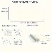 1 Roll Of Simple Plant Flower Wallpaper, Exquisite Indoor Decoration Film, Suitable For Decorating Wallpaper In Living Rooms And Bedrooms, Various Room Wall Decoration Wallpapers, Cabinet Wall Renovation, Easy To Install, Handmade Craft Film - Multicolor - View 9