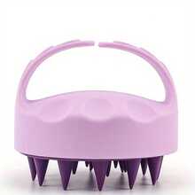 This Multi-Functional, Gentle Scalp Massage Shampoo Brush Is A Low-Allergen, Portable Dandruff Removal Shampoo Brush That Requires No Batteries. It Features Soft-Tipped Silicone Bristles That Gently Massage The Scalp While Effectively Removing Dirt, Oil, And Hair Product Residue From The Hair Roots. - Multicolor - View 11