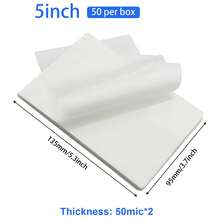 多种尺寸可选：11.5 x 9.0 英寸 / A4 / A5 热塑覆膜袋，透明热塑覆膜塑料片，覆膜片，透明，适用于覆膜机，信纸尺寸，圆角，超透明，光面，适用于 8.5 x 11 英寸纸张，适用于冷热覆膜机，适用于办公和学校用品，圣诞节和节日装饰 - 请选择覆膜袋或覆膜机选项，返校季，学校用品 - 熱層壓袋 - 查看 23