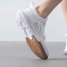 Youth Nike Dunk Low BG Casual Sneakers - White - View 4