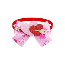 1/2/10 Stücke Valentinstag Liebe Haustier Krawattenhalsbänder, süße Liebe/Lippenabdruck/Fliege/Ein Pfeil Doppelherz/Ziegelstein Liebe/Kuchenelement, schaffen Sie eine festliche Atmosphäre für geliebte Haustiere, Dekoration, Welpen Verkleidung, Date/Party/Alltag Verkleidung sofort süß im Fokus, Katzen und Hunde vielseitige Verkleidung - Verschiedenfarbig - Übersicht 13