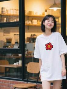 Women T-Shirts - White - View 2