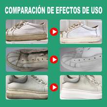 Zapatos Descontaminados, Gel De Eliminación De Amarillo, Gel De Eliminación De Oxidación, Limpieza De Manchas Amarillas, Borde Amarillo Sin Lavado, Zapatos Blancos - Blanco - Ver 10