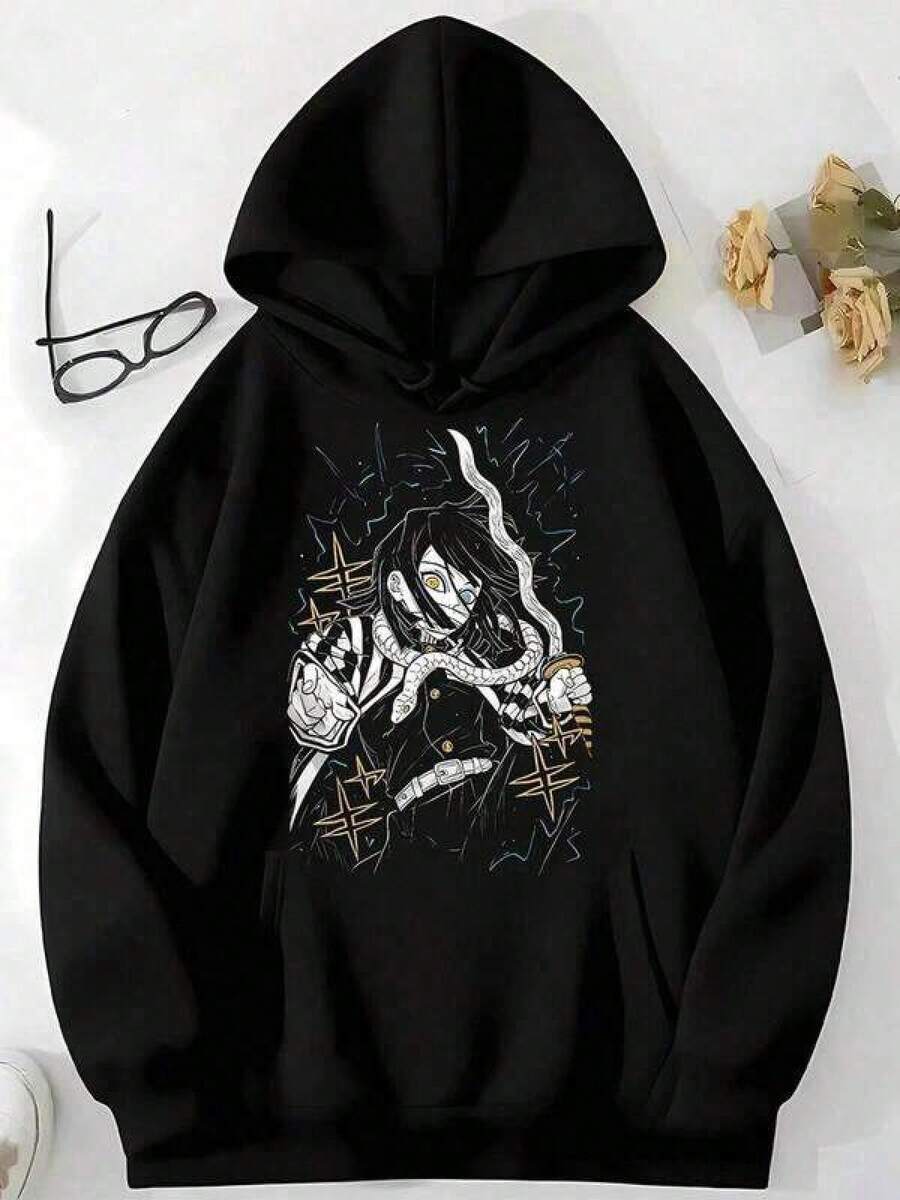 Men Outdoor Hoodies & Sweatshirts - Black - View 1