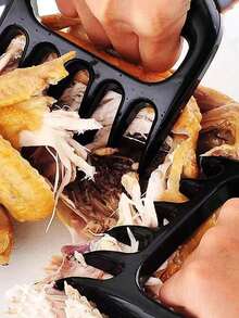 Desmenuzador de carne para barbacoa de material PP, desmenuzador de carne con garras de oso, herramienta de cocina multifuncional - Multicolor - Ver 5