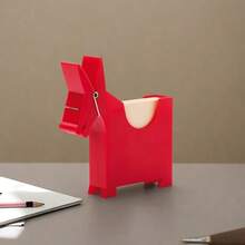 1pc Plastic Memo Box With Notepad Dispenser And Pen Holder - PVC Desktop Organizer, Fits Sticky Notes Refills, Suitable For Home Office - Space Saving, Improve Efficiency (Durable Plastic) - Multicolor - View 2