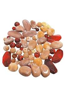 果冻染色琥珀系列多种亚克力DIY手工珠宝手链、项链、耳环、发饰珠饰材料 - 彩色 - 查看 11