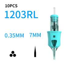 10pcs/Box Newest High Professional Spark Tattoo Needle Cartridges - Blue - View 11