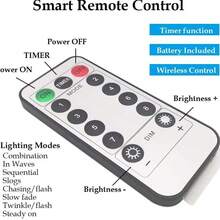 أضواء جنية تعمل بالبطاريات، 8 أوضاع 50/100/200 LED سلك فضي IPX6 مقاوم للماء أضواء خارجية، مناسبة لعيد الحب، عيد الفصح، التخييم، أعياد الميلاد، السياجات، الحدائق، الحفلات، ديكورات الزفاف، أبيض دافئ/أبيض/متعدد الألوان - متعدد الألوان - مشاهدة 10