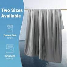 Elegear Edredn Ligero para Todo el Ao, Edredones King Size-229X273CM, Sper Suave y Hipoalergnico, Relleno de Algodn & Tejido ARC-Chill Cool, Lavado a Mquina, Gris Degradado - como se muestra en la figura - Ver 6