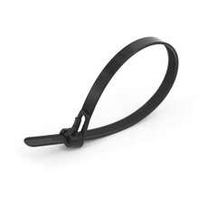 10Set (10pcs/Set)Cable Ties Zip Nylon Plastic Releasable Wraps Ratchet Wire - Black - View 8