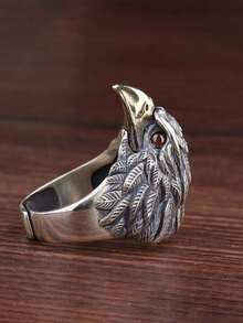 1个可调节戒指，原装正品鹰头XC-074 - 彩色 - 查看 5