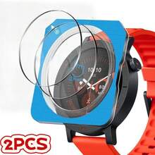 Comfort Fit Tempered Glass 2pcs Tempered Glass Screen Protector For Huawei Watch GT5-46mm/GT5Pro-42mm/GT5/6-41mm/GT6-46mm/GT6 Pro-46mm, 9H Hardness, Smooth Surface, Effectively Protects Screen, Fashion Watch Accessory, Watch Collectors, One-Click Dust-Free Installation, Smart Watch Protection, Modern Watch Accessory, Scratch-Resistant, Durable Material, Tech Enthusiasts, Small Tool Lovers, Mother's Day Gift Anniversary - Clear - View 4