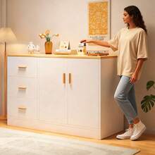 Mueble Para Zapatos Organizador De Zapatos 2 Puertas 100cm - Blanco - Ver 2