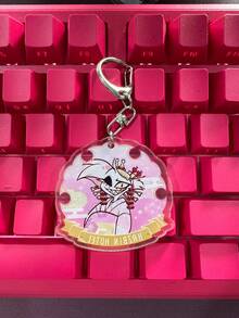 Porte-clés acrylique d'anime, figurine de dessin animé mignonne, jouet de collection, pendentif de sac, en stock - Multicolore - Voir 13