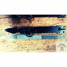 TendenciaAldaba Rustica Para Puerta De Madera Antigua D-43 (24 Cm) NegroCalidad premium - Negro - Ver 5