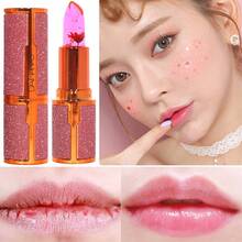 1pc Moisturizing Long-Lasting Non-Sticking Cup Color Changing Lip Balm For Lip Care And Cracked Prevention - Honey - Xem 6