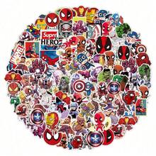 50pcs Avengers Superhero Stickers, Waterproof Stickers For Skateboard, Laptop, Motorcycle, Holiday Gift, Party Decor, Teens Stickers, Fan Favorite Small Gift - Multicolor - View 4