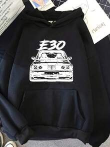 Men Outdoor Hoodies & Sweatshirts - Black - View 7