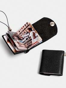 1pc Customized Photo Flip Book Keychain, Personalized Double-Sided Flip Book Keychain, Gift For Her, Christmas Gift, Wedding Gift, Anniversary Gift - Multicolor - View 12