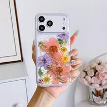 时尚磁吸镂空TPU防震保护壳，兼容苹果手机，适合作为情侣、女儿、女友、少女的生日和圣诞礼物。 - 無色 - 查看 5