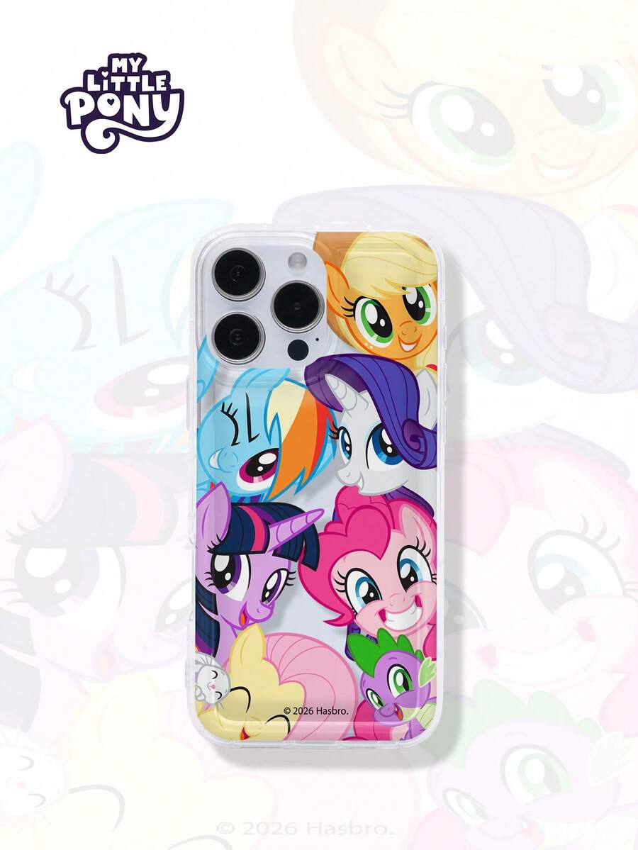 Hasbro MY LITTLE PONY Ốp điện thoại hoạt hình nữ tính chính hãng, trong suốt, tương thích với Apple 17, 17 Air, 17 Pro, 17 Pro Max, 11, 12, 13, 14, 15, 16 Pro, 16 Pro Max, 14 Plus, 15 Plus, 16 Plus, 15 Pro Max, 16 Pro, 16 Pro Max, XR, XS Max - Trong sáng - Xem 1