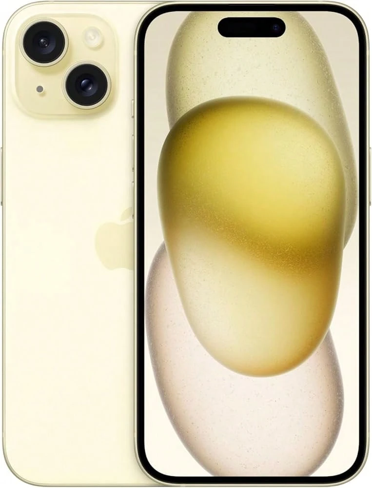 Apple Refurbished Grade A IPhone 15 ✨ Dynamic Island & USB-C | 128GB-256GB-512GB | ESIM Version | Battery +85% | Includes Free Charger - Màu vàng - Xem 1