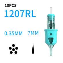 10pcs/Box Newest High Professional Spark Tattoo Needle Cartridges - Blue - View 10
